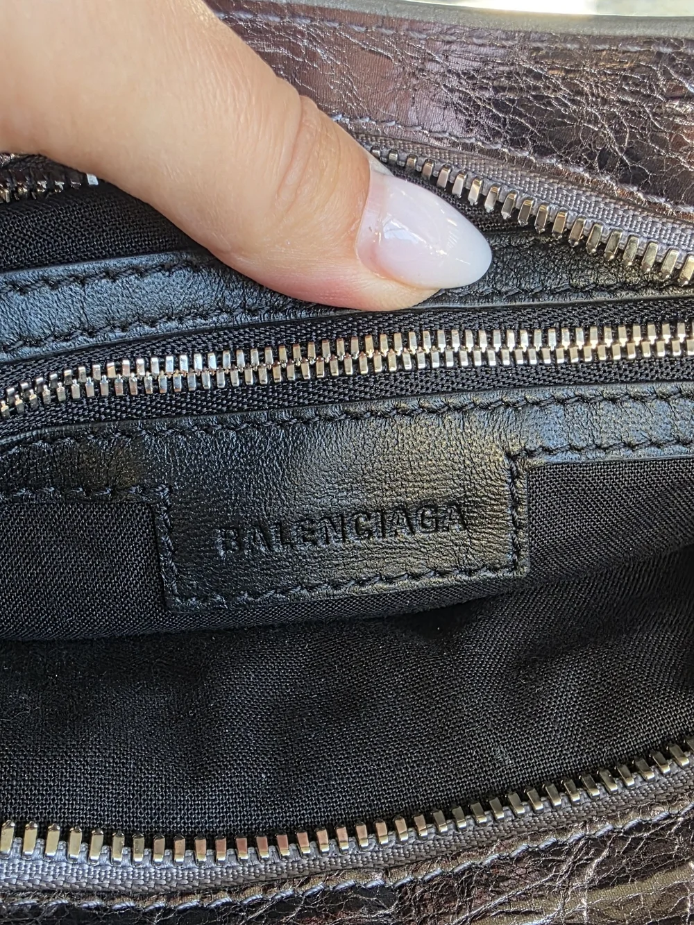 Balenciaga stylish metallic